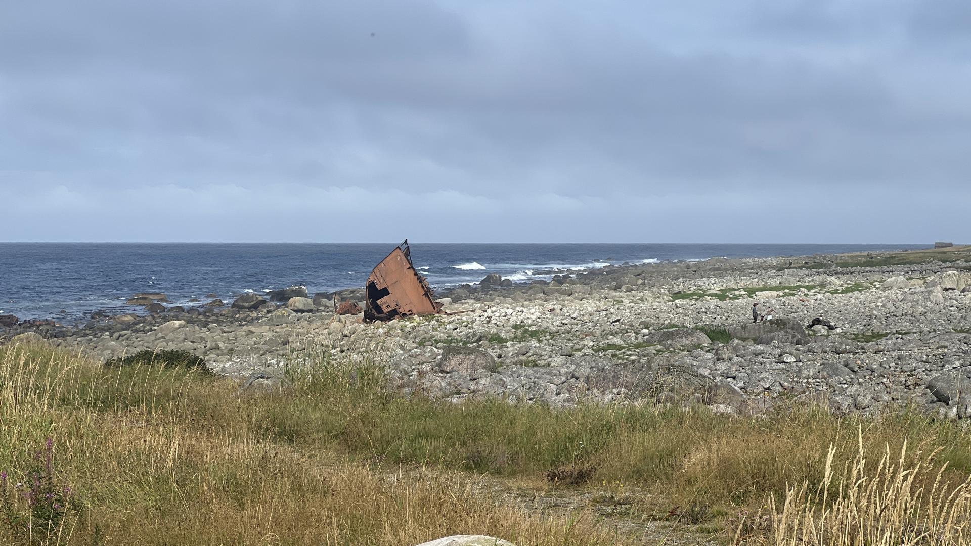 Madland Harbour and the Nordfrost Wreck